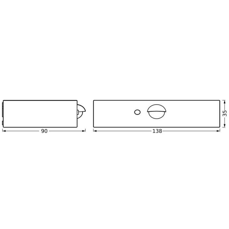 Ledvance - Candeeiro de parede LED solar com sensor de movimento e anoitecer ENDURA SOLAR LED/3W/4,2V 1200 mAh IP65
