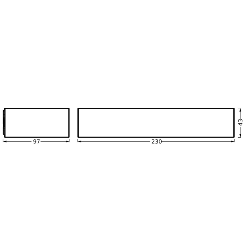 Ledvance - Iluminação solar de parede LED com sensor ENDURA SOLAR LED/6W/4,2V IP65