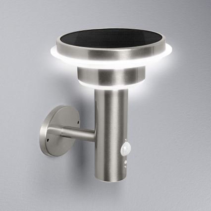 Ledvance - Iluminação solar LED com regulação e sensor CIRCLE LED/6W/3,2V IP44