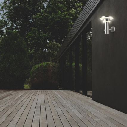 Ledvance - Iluminação solar LED com regulação e sensor de movimento e crepúsculo CIRCLE LED/6W/3,2V 2200 mAh IP44