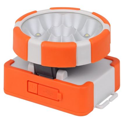 Ledvance - Lanterna de cabeça recarregável LED FLASHLIGHT LED/1,5W/5V 1200 mAh