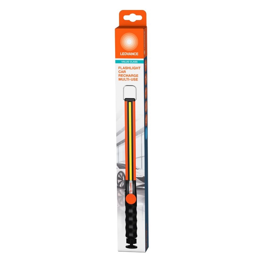 Ledvance - Lanterna LED recarregável e regulável FLASHLIGHT CAR LED/5W/5V 1800mAh