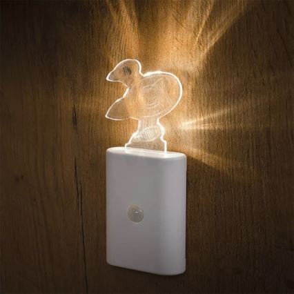 Ledvance - LED Iluminação de orientação para criança com sensor NIGHTLUX LED/0,2W/4,5V 3000K