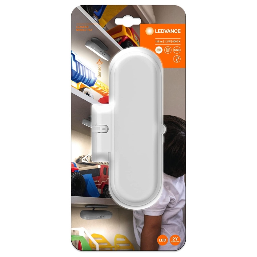 Ledvance - LED Iluminação em móveis com sensor MOBILE LED/1,2W/5V 4000K
