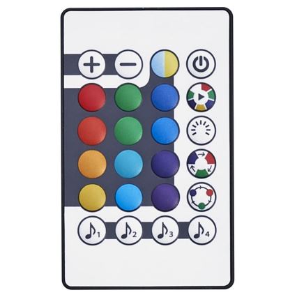 Ledvance - LED RGB Tira com regulação FLEX AUDIO 5m LED/20W/230V + controlo remoto