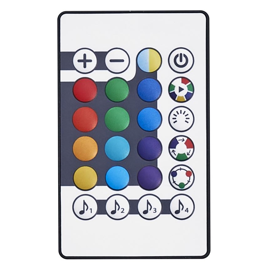 Ledvance - LED RGB Tira com regulação FLEX AUDIO 5m LED/20W/230V + controlo remoto
