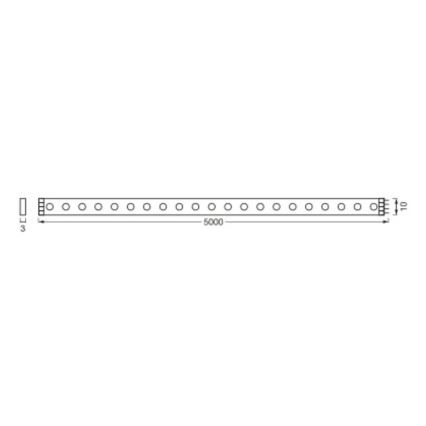 Ledvance - LED RGB Tira com regulação FLEX AUDIO 5m LED/20W/230V + controlo remoto
