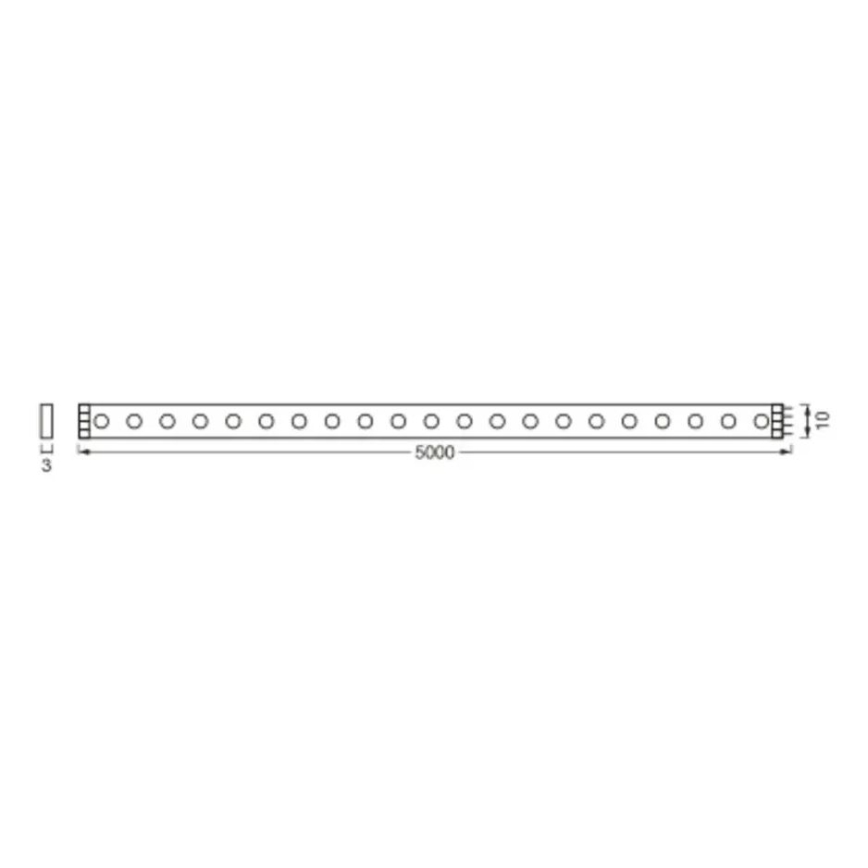 Ledvance - LED RGB Tira com regulação FLEX AUDIO 5m LED/20W/230V + controlo remoto