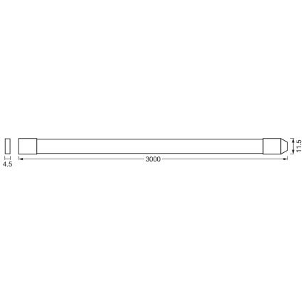 Ledvance - LED RGB+TW Regulação exterior tira FLEX 3m LED/12,5W/230V 2700-6500K IP44 Wi-Fi