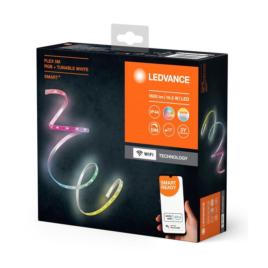 Ledvance - LED RGB+TW Regulação exterior tira FLEX 5m LED/14,5W/230V 2700-6500K IP44 Wi-Fi