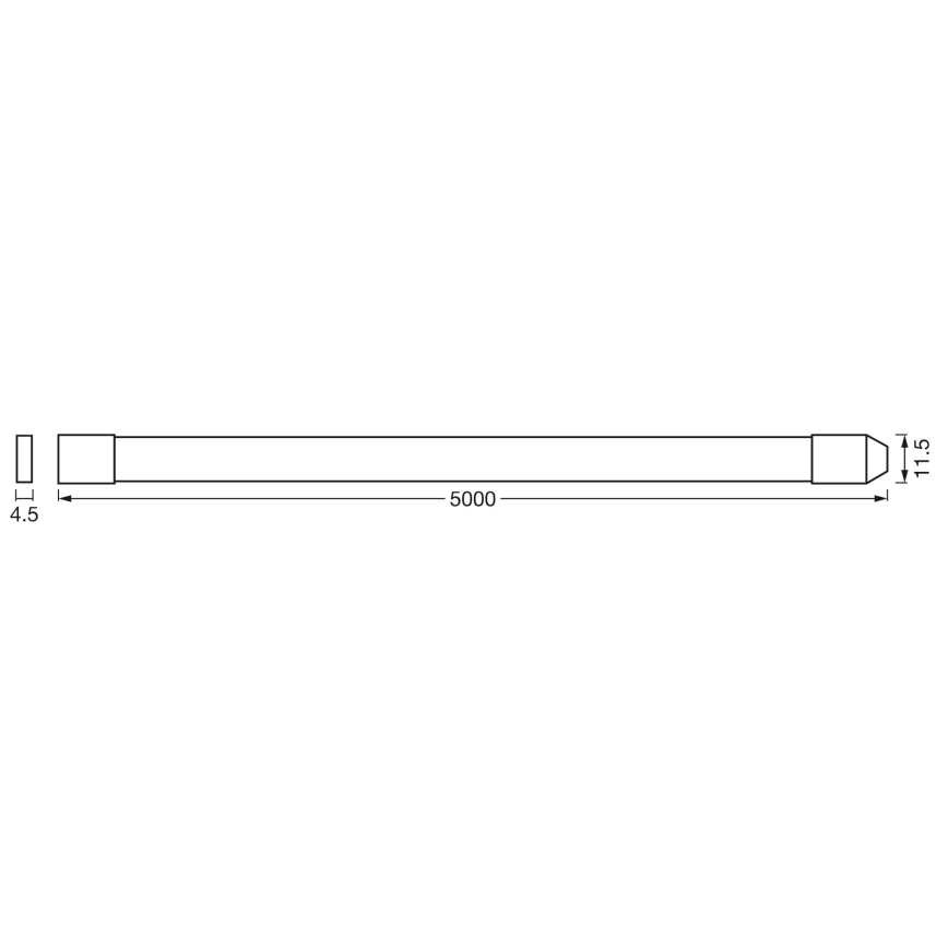 Ledvance - LED RGB+TW Regulação exterior tira FLEX 5m LED/14,5W/230V 2700-6500K IP44 Wi-Fi