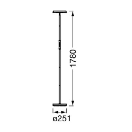 Ledvance - LED RGBW Candeeiro de chão com regulação SMART+ FLOOR LED/13,5W/230V 2700-5000K Wi-Fi