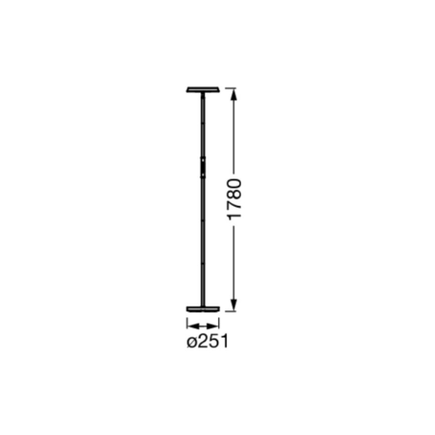 Ledvance - LED RGBW Candeeiro de chão com regulação SMART+ FLOOR LED/13,5W/230V 2700-5000K Wi-Fi
