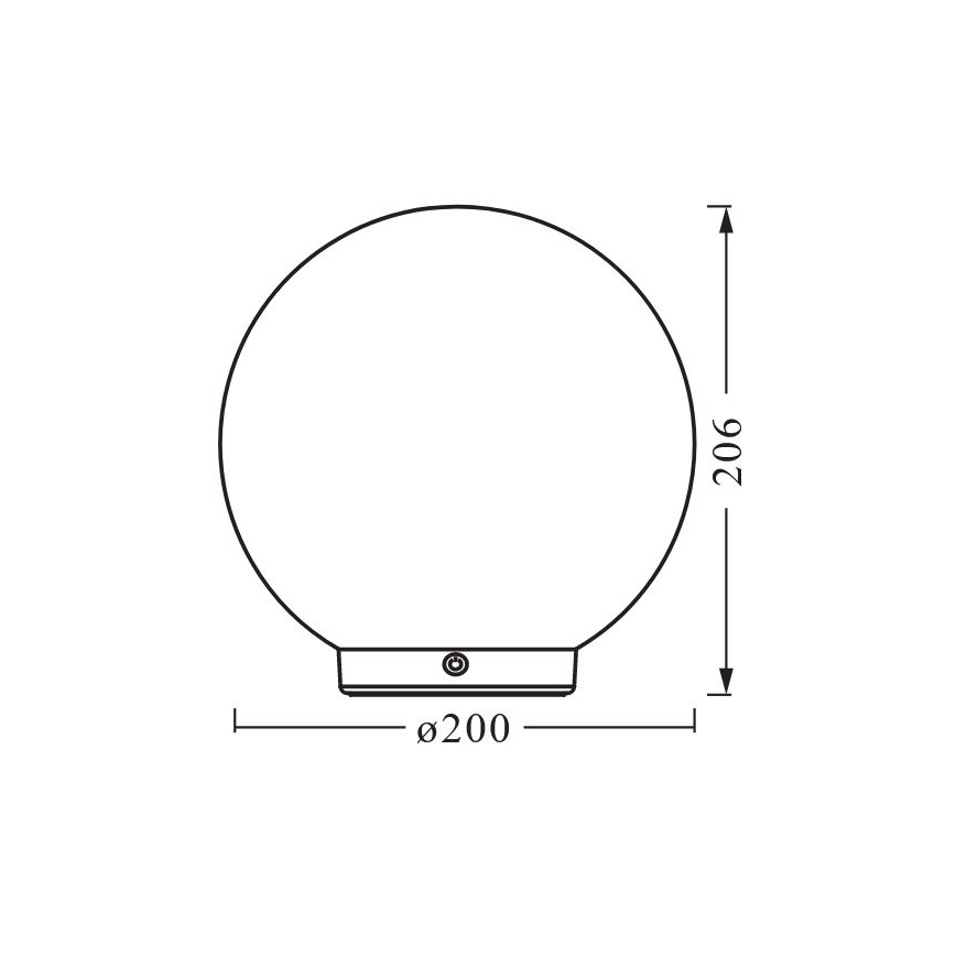 Ledvance - Candeeiro de mesa LED RGBW com regulação SMART+ MAGIC LED/3,5W/5V 2200-6500K Wi-Fi