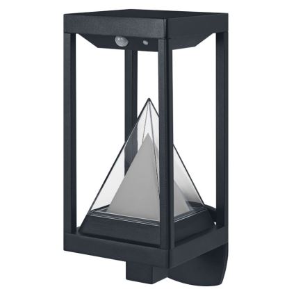 Ledvance - LED RGBW Iluminação de parede solar com regulação e sensor SMART+ ALPS LED/6W/3,7V 3000K IP44
