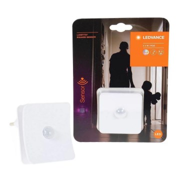 Ledvance - Luminária de orientação LED RGB para tomada com sensor LUNETTA LED/0,3W/230V