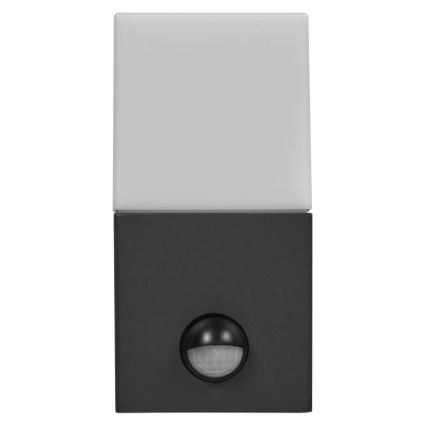Ledvance - Luminária de parede exterior com sensor FIGO SQUARE 1xE27/20W/230V