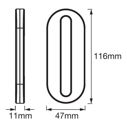 Ledvance - Luminária LED de orientação com sensor MOBILE LED/0,5W/3,7V 330 mAh CRI 90