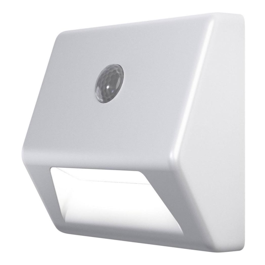 Ledvance - Luz de escadas LED com sensor NIGHTLUX LED/0,25W/3xAAA IP54