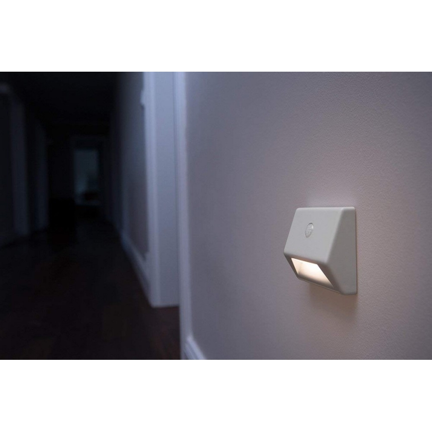Ledvance - Luz de escadas LED com sensor NIGHTLUX LED/0,25W/4,5V IP54