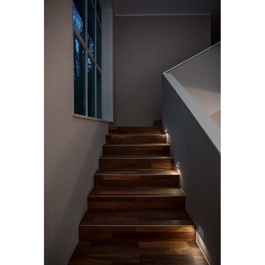 Ledvance - Luz de escadas LED com sensor NIGHTLUX LED/0,25W/4,5V IP54
