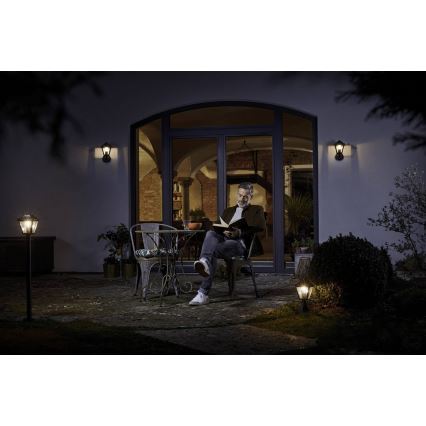 Ledvance - Luz de parede de exterior com sensor ENDURA 1xE27/60W/230V IP44