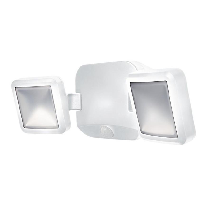 Ledvance - Luz de parede LED de exterior com sensor BATTERY 2xLED/10W/6V IP54