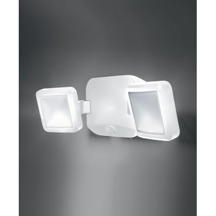 Ledvance - Luz de parede LED de exterior com sensor BATTERY 2xLED/10W/6V IP54