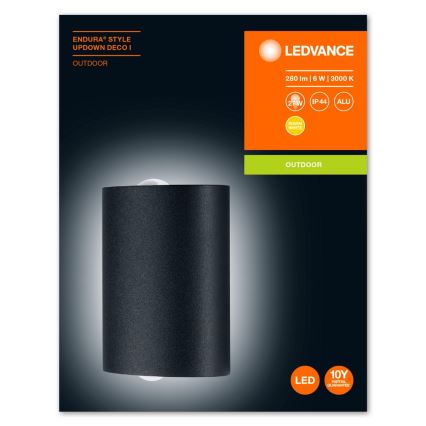 Ledvance - Luz de parede LED de exterior ENDURA LED/6W/230V