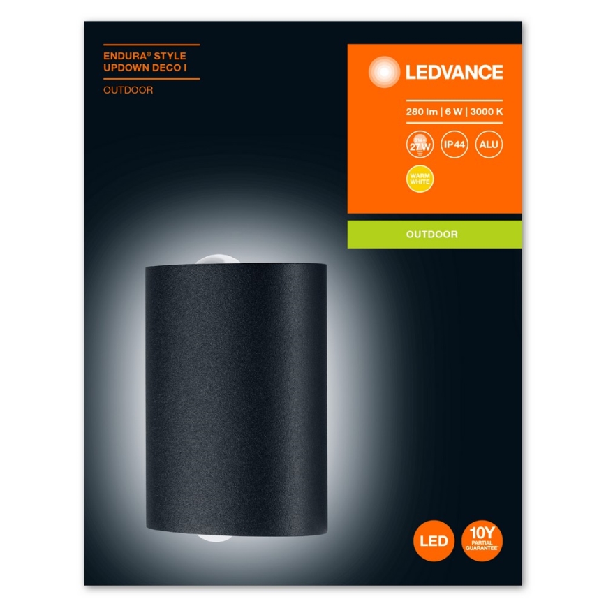 Ledvance - Luz de parede LED de exterior ENDURA LED/6W/230V