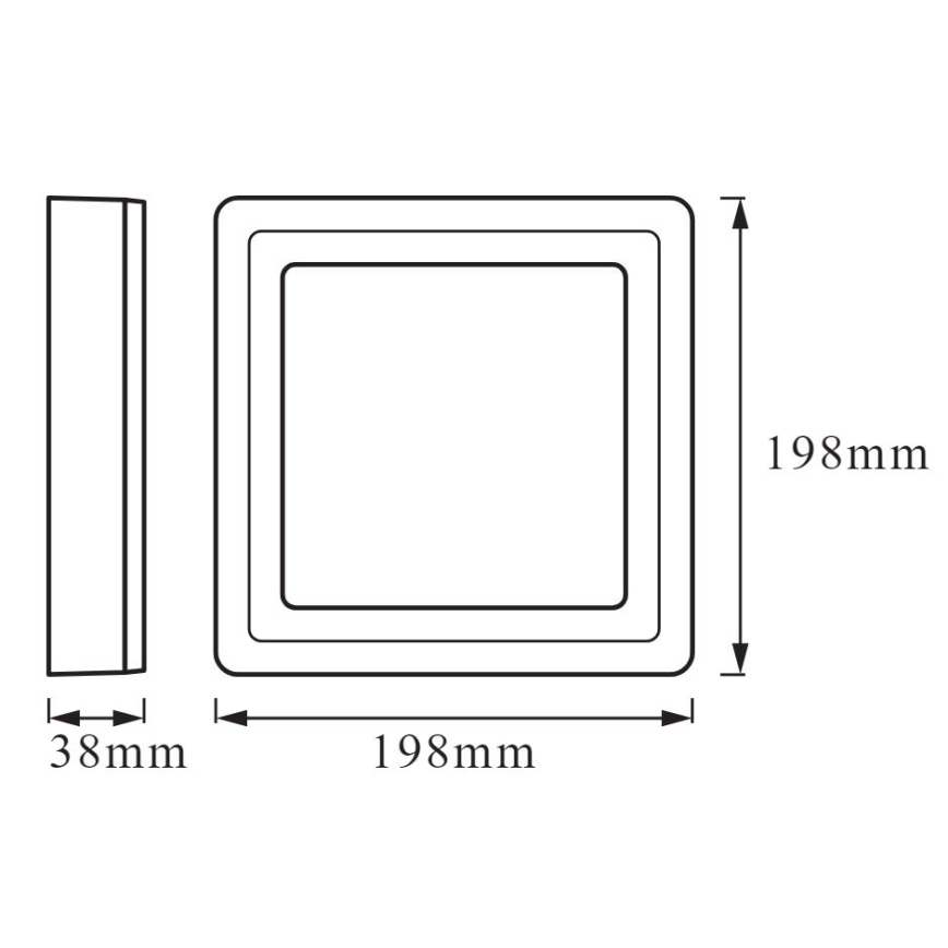 Ledvance - Luz de teto de inundação RGB LED LED/19W/230V + RC