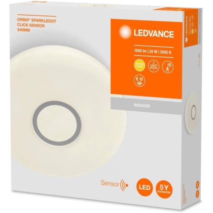 Ledvance - Luz de teto LED com um sensor SPARKLEDOT LED/24W/230V