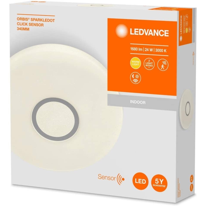 Ledvance - Luz de teto LED com um sensor SPARKLEDOT LED/24W/230V