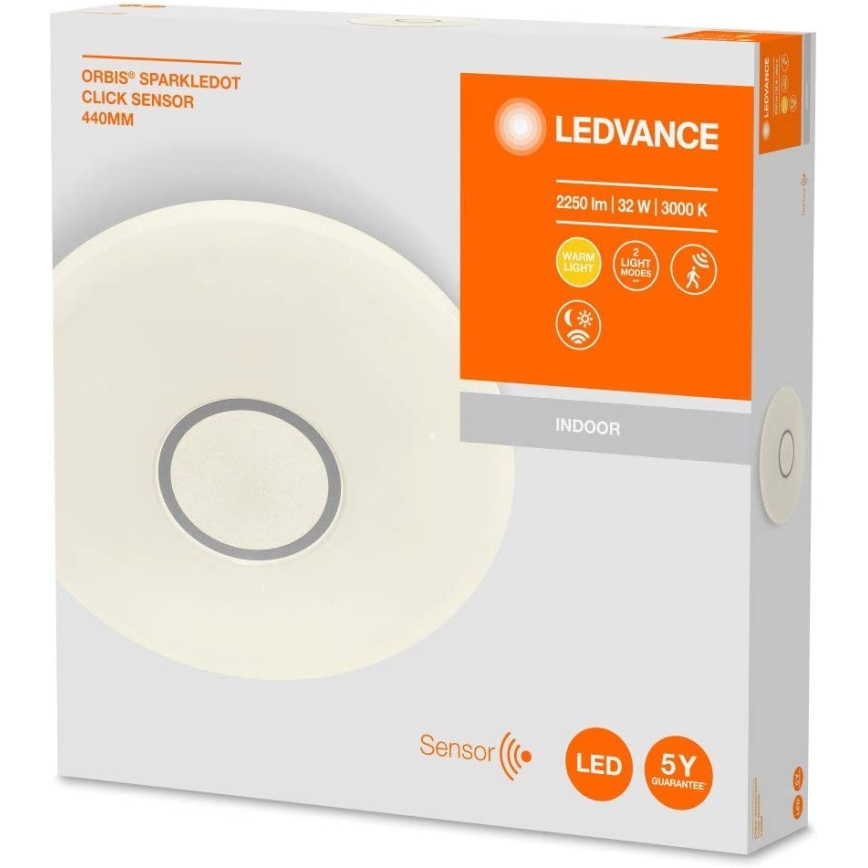 Ledvance - Luz de teto LED com um sensor SPARKLEDOT LED/32W/230V