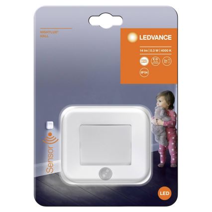 Ledvance - Luz noturna com sensor LED NIGHTLUX LED/0,25W/3xAAA