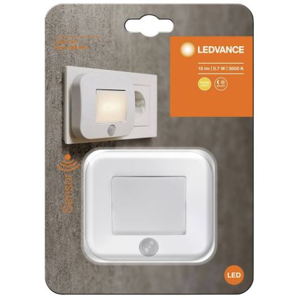 Ledvance - Luz Noturna LED com Sensor LUNETTA LED/0,7W/230V 3000K