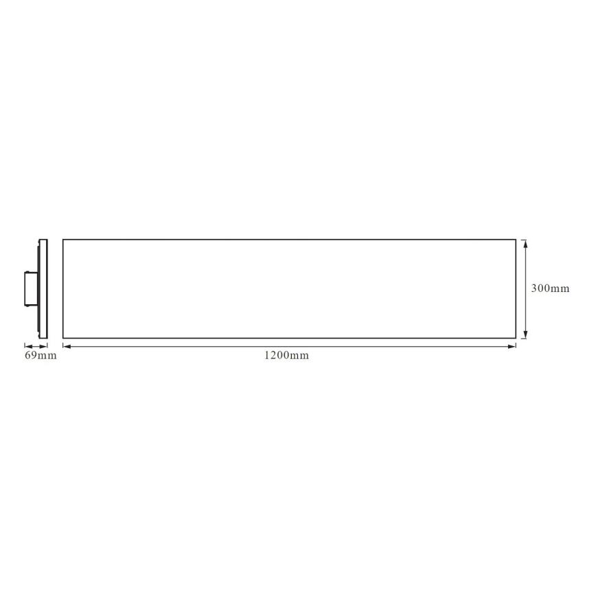 Ledvance - Painel LED montado à superfície FRAMELESS LED/40W/230V 3000K