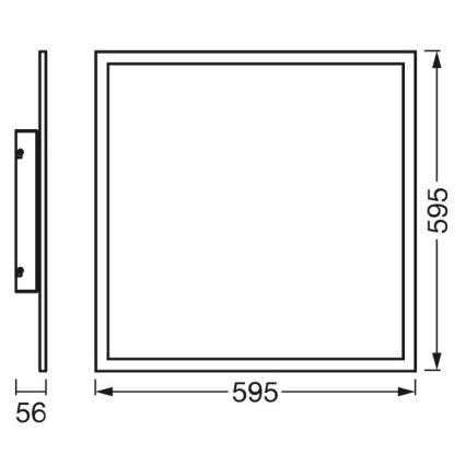 Ledvance - Painel LED PLANON LED/40W/230V