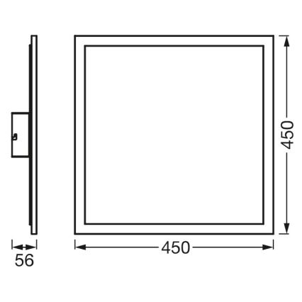 Ledvance - Painel LED RGBW com regulação SMART+ PLANON LED/28W/230V 3000-6500K Wi-Fi + controlo remoto