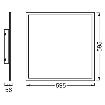 Ledvance - Painel LED RGBW com regulação SMART+ PLANON LED/40W/230V 3000-6500K Wi-Fi + controlo remoto