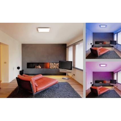 Ledvance - Painel montado à superfície LED RGBW com regulação SMART+ PLANON LED/40W/230V Wi-Fi + controlo remoto