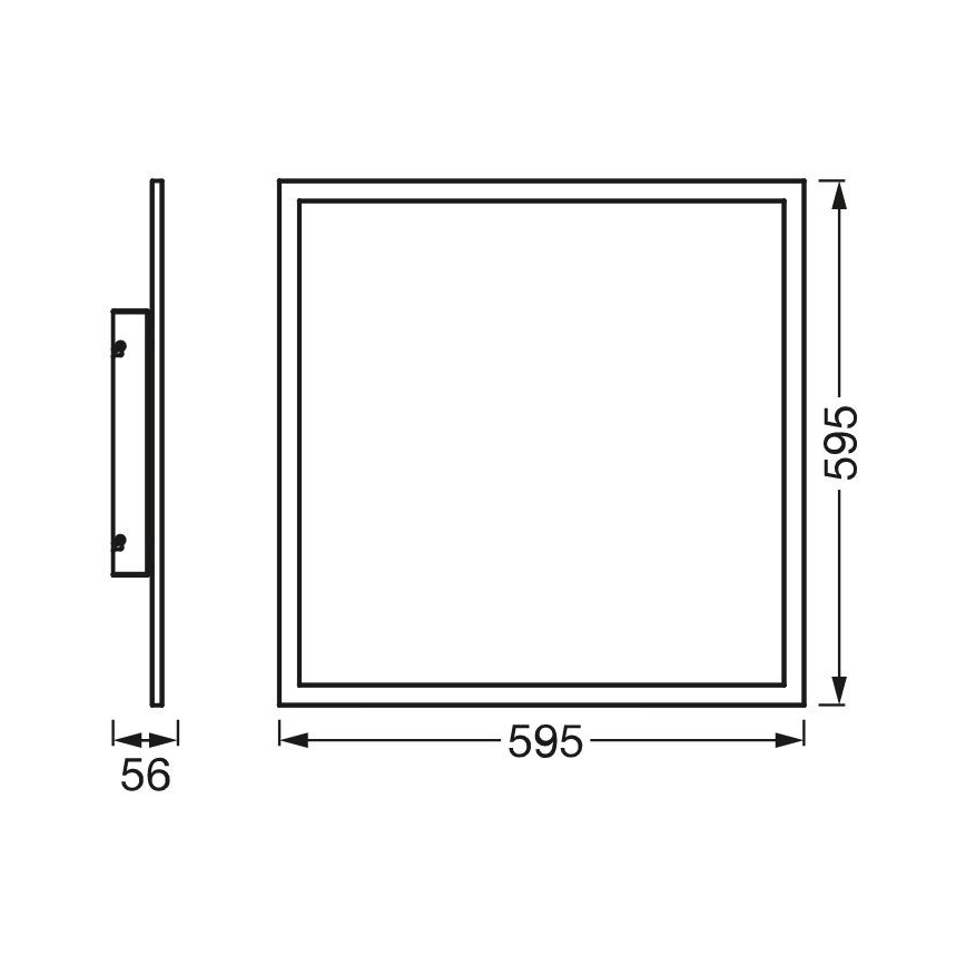 Ledvance - Painel montado à superfície LED RGBW com regulação SMART+ PLANON LED/40W/230V Wi-Fi + controlo remoto