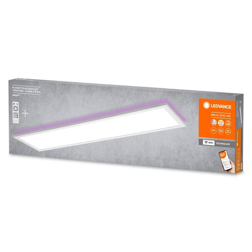 Ledvance - Painel LED RGBW Regulável SMART+ PLANON LED/30W/230V 3000-6500K Wi-Fi + controlo remoto