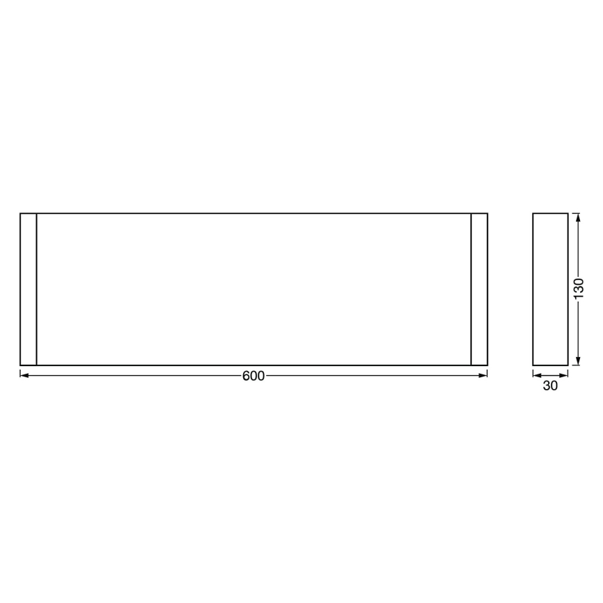 Ledvance - Prateleira com iluminação LED LINEAR LED/12W/230V 60 cm IP44