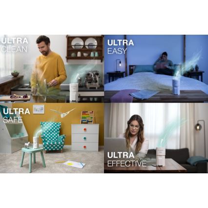 Ledvance - Purificador de ar portátil com filtro HEPA PURIFIER UVC/4,5W/5V USB