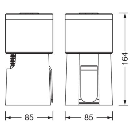 Ledvance - Purificador de ar portátil com filtro HEPA PURIFIER UVC/4,5W/5V USB