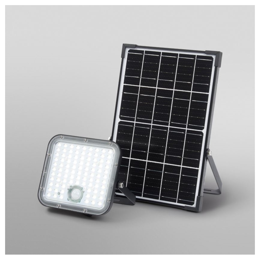 Ledvance - Projetor solar LED regulável com sensor FLOOD SPLIT LED/30W/6,4V 5000 mAh IP65 + controlo remoto