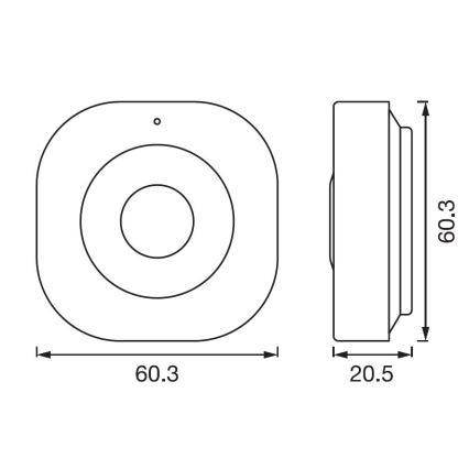 Ledvance - Sensor de movimento inteligente SMART+ 3,7V Wi-fi