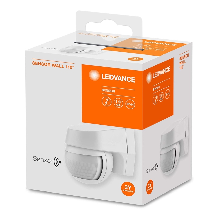 Ledvance - Sensor de movimento por infravermelhos exterior 230V IP44 branco