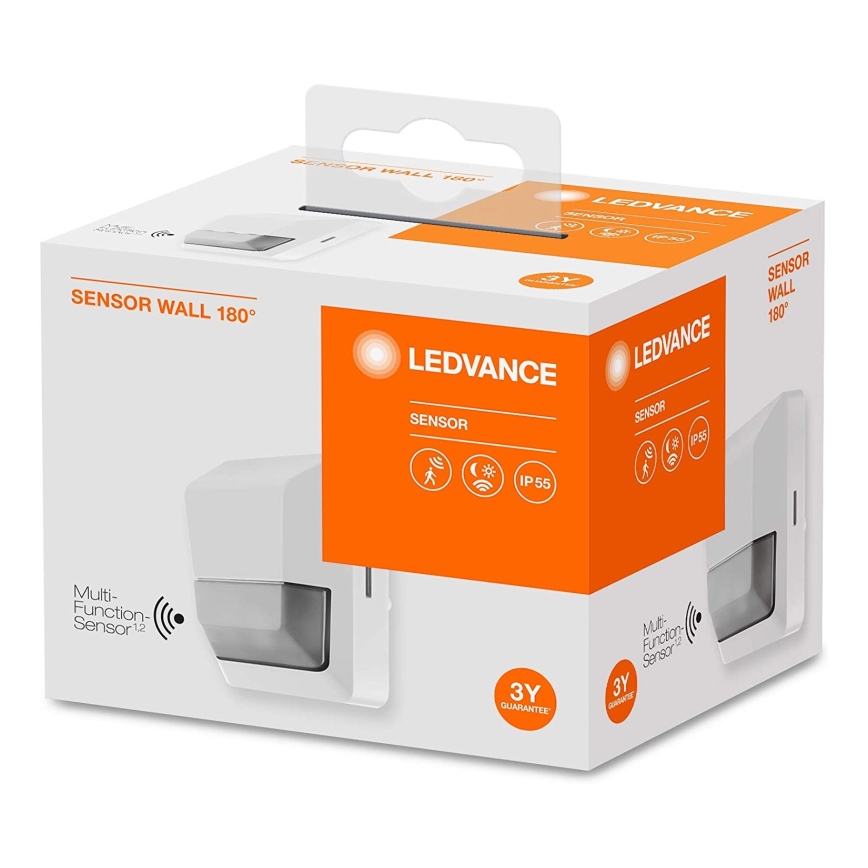 Ledvance - Sensor de movimento por infravermelhos exterior 230V IP55 branco